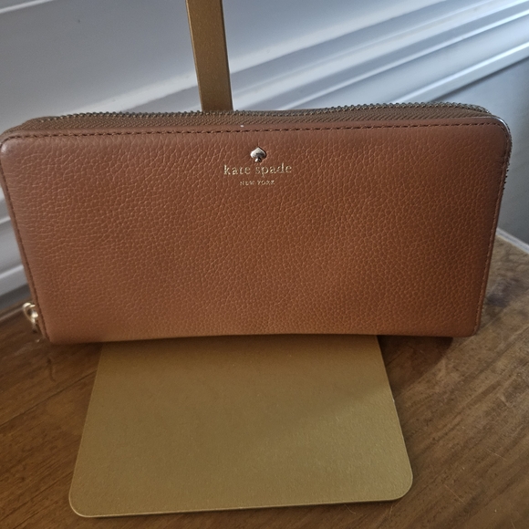 kate spade Handbags - Kate Spade Brown Leather Wallet